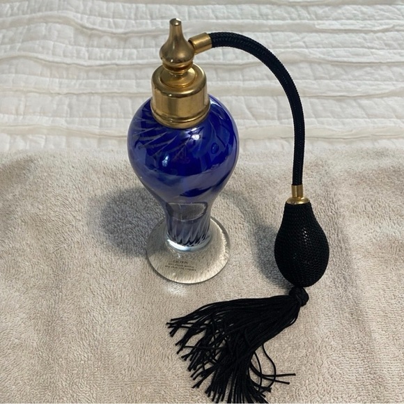 Victoria's Secret Other - Victoria's Secret Blue and Gold Perfume Atomizer